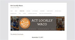 Desktop Screenshot of actlocallywaco.org